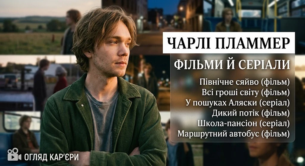 Усі фільми та серіали Чарлі Пламмера