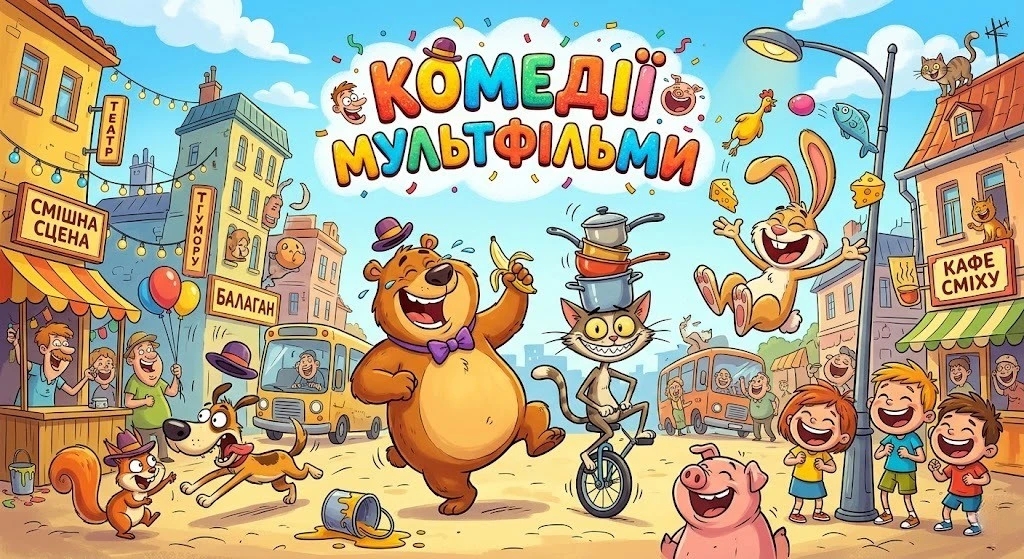 Топ 30 мультфільмів комедій на будь-який настрій
